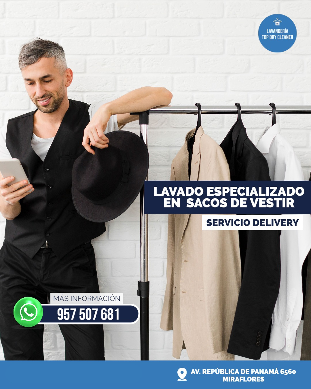 Lavado Saco de Vestir
