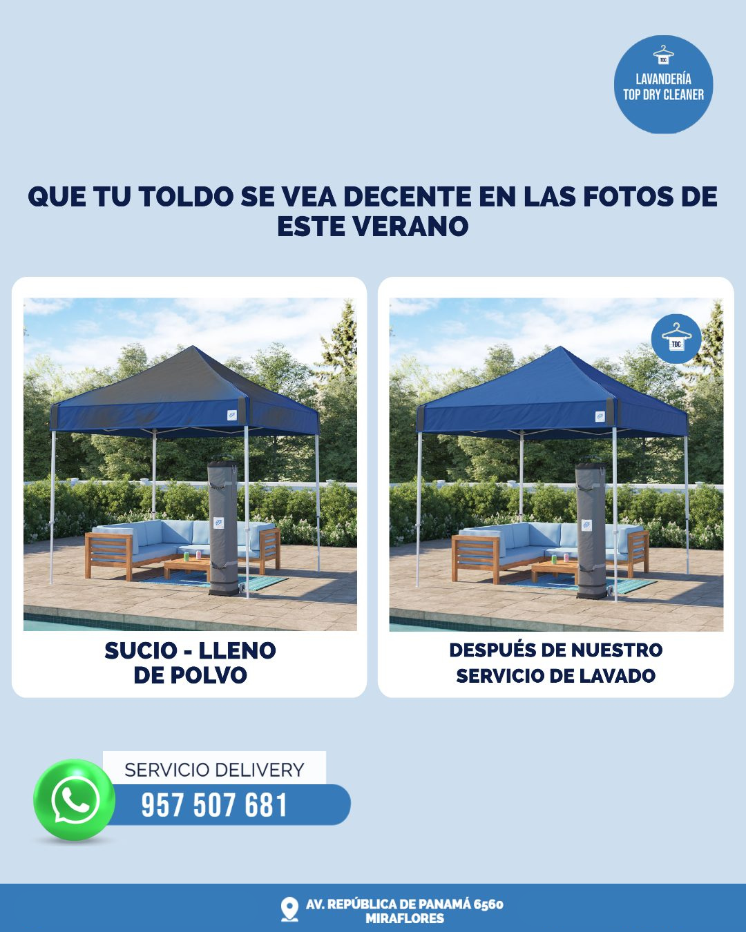 Lavado Toldos